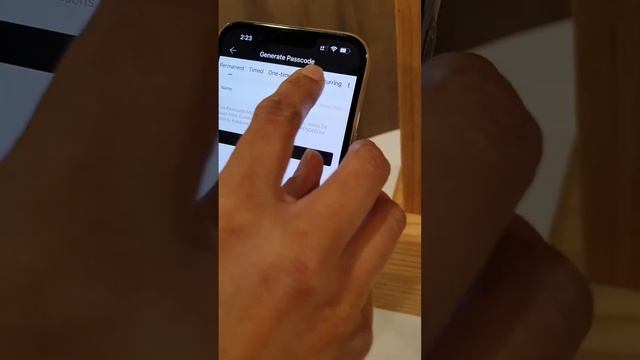 How to create and share passcode from your Oji Smart App for Oji Code+ Smart Lock?
