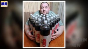 Человек с зависимостью от кока-колы!
