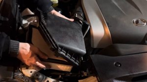 Lexus gs 250 Procedure replacement air filter engine (4gr fse)