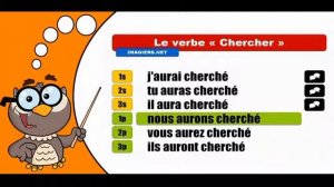 Изучение французского языка сопряжения # Chercher # Indicatif Futur antérieur