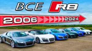 Audi R8 – заезды поколений