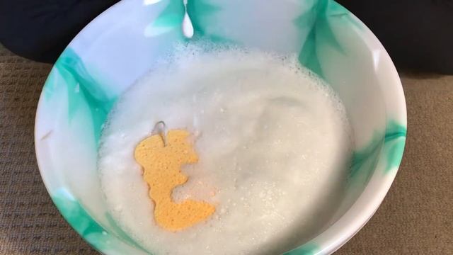 ASMR LEMON CIF + DISH SOAP🍋🧽sponge squeezing ASMR