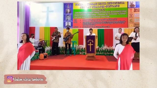 Nyanyi Kudus || Tamborine Tarian Penyembahan, Gkii Shalom - By : Kartiani & Ester смотреть онлайн
