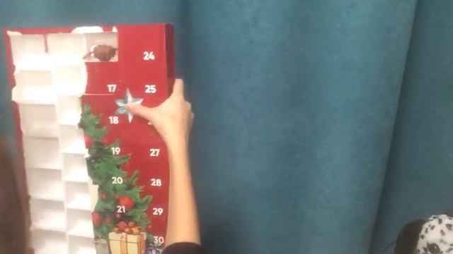 Первая ☝️ распаковка адвент календаря с новогодними игрушками