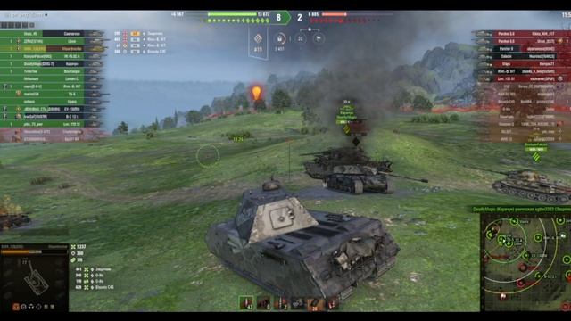 мир танков бой на VK 168.01 Mauerbrecher