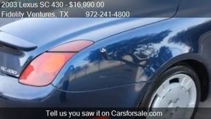2003 Lexus SC 430 Base 2dr Convertible for sale in Dallas, T