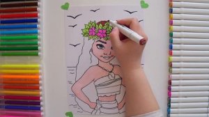 Drawing Moana | Рисование Моаны