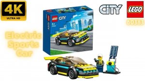 LEGO City 60383  Electric Sports Car. Unboxing (4K)