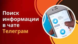 Поиск информации в чате Телеграм