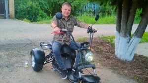 Электроскутер трехколесный IKINGI M 6 PRO Trike