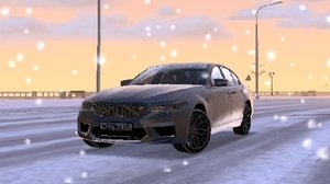 Хасан на BMW m5 f90 в black russia