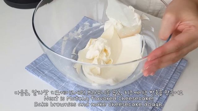 [ENG] 🥰내맘대로 3가지 맛 브라우니 치즈케이크 만들기│로투스 브라우니 치즈케이크│홈베이킹 브이로그