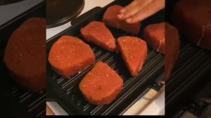 #стейк #тунца на #гриле