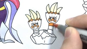 Pokemon Coloring Pages - Inkay, Malamar, Binacle and Barbaracle