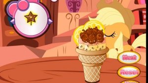 Пони кушают мороженое