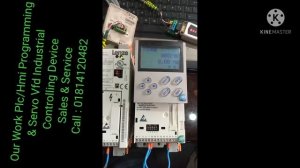 Lenze 8200 Vector Alarm Trip Problem Solve & Inverter Parameter loading Saving(Copy Past) & Run Tes