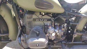 Dniepr MT12 with BMW R80 engine and brakes covnversion.