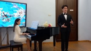 Ф. Чилеа, "Плач Федерико" из оперы "Арлезианка"-поёт Линь Вэньчжэн, концертмейстер Виргиния Путилина