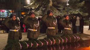 Вечный огонь вновь зажегся на мемориальном комплексе в Арзамасе после реконструкции