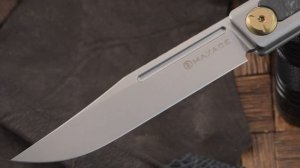 Складной нож Maxace Albatross, рукоять титан/карбон, сталь Bohler M390 MALB01