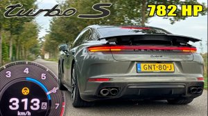 2025 PORSCHE PANAMERA TURBO S | 0-100 100-200 200-300 РАЗГОН И МАКСИМАЛЬНАЯ СКОРОСТЬ AutoTopNL