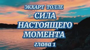 Сила момента сейчас.Экхарт Толле. глава 1 (аудиокнига)
