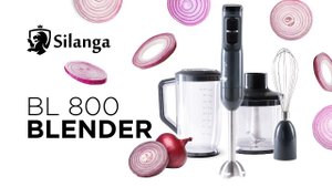 Как блендер Silanga BL800 Universal измельчает лук.