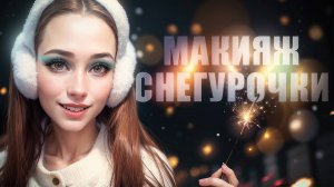 НОВОГОДНИЙ МАКИЯЖ СНЕГУРОЧКИ /ТУТОРИАЛ