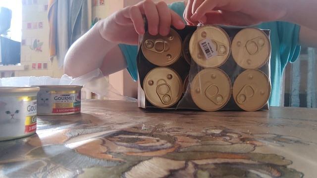 Распаковка влажного корма с говядиной purina gourmet смотреть онлайн