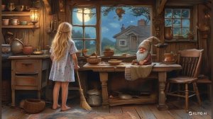 Домовой и Катя. Знакомство.