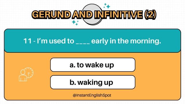 Test Your Knowledge on Gerund and Infinitive in English Grammar