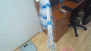 Завершение вязания полотна кастинговой сети