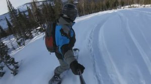 2024_11_30 Шерегеш. Фрирайд на Комсомолке.