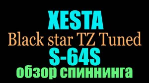 Обзор Xesta Black Star TZ tuned S64-S