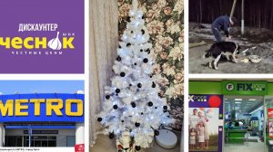 05.12.2024 г Нарядили елку/ Треш/ Магазин Чеснок/ Фикс - Прайс/ Магазин Метро/ Наши покупки