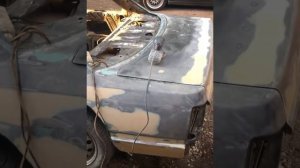 Жидкая шпакля. Продолжаем готовить кузов к покраске.