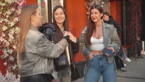 4K. Hot life in Moscow today beautiful girls and young people. Luxury cars.