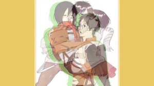 Микаса и Эрен