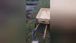 деревянная телега