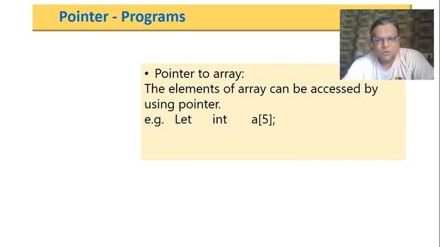 Pointers in c   programs