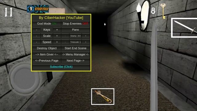 mod menu слендерина X