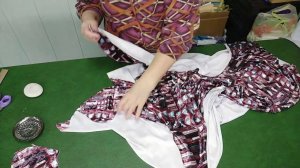 Женский костюм ч.4 Раскрой на ткани.