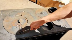 9kW🔥Eforisi EFS 9 чугун печка камин плита духовка на дровах из Турции