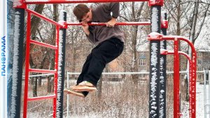 Югра подарила макеевчанам 5 спортивных площадок для воркаута