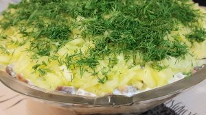 Салат "НЕЖНОСТЬ" 🌿💖💖🌿💖  🌿💖🎀