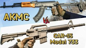 АКМС Vs. CAR-15 Model 733. Какой макет из дерева легче сделать. Оцениваем крафты