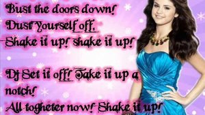 Selena Gomez - Shake it up lyrics