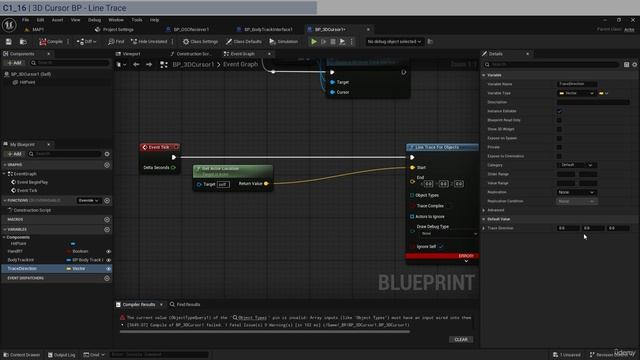 17 -3D Cursor BP - Line Trace