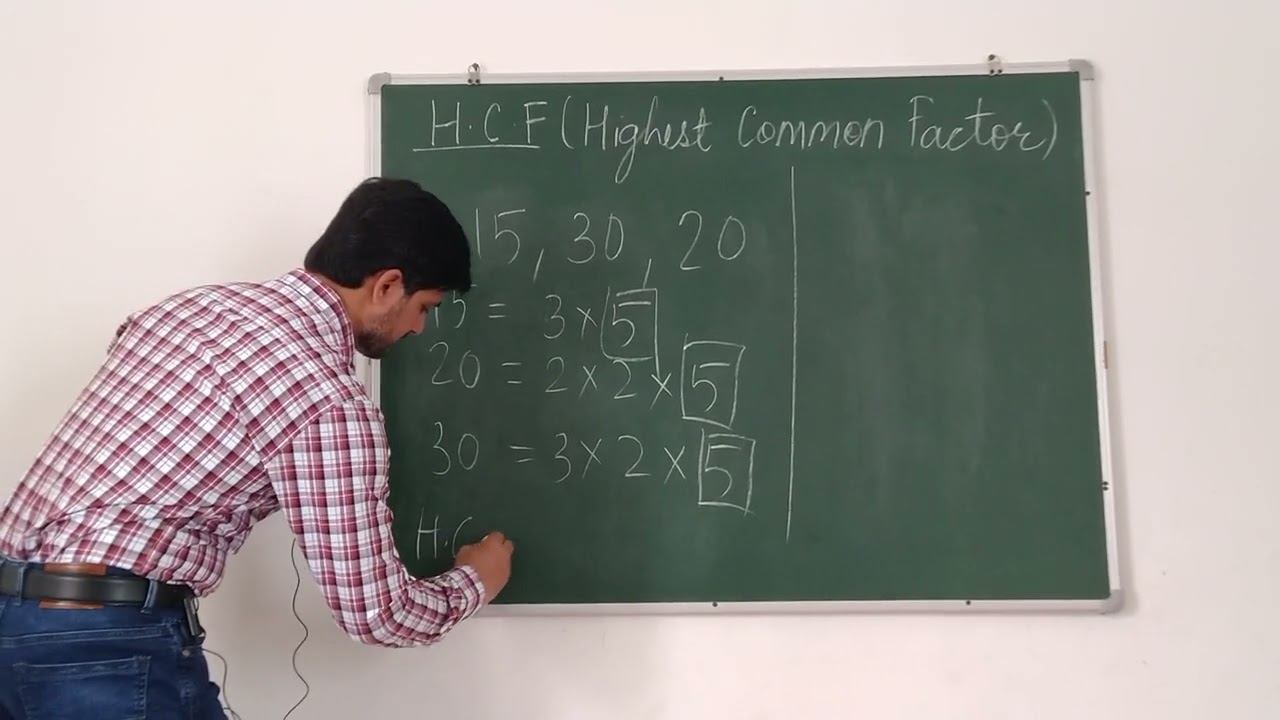 HCF explained. Arise academy saharanpur.