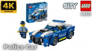 LEGO City 60312 Police Car. Unboxing (4K)
